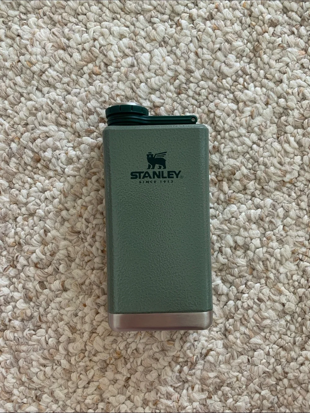 Stanley 8 oz Flask, Hammertone Green